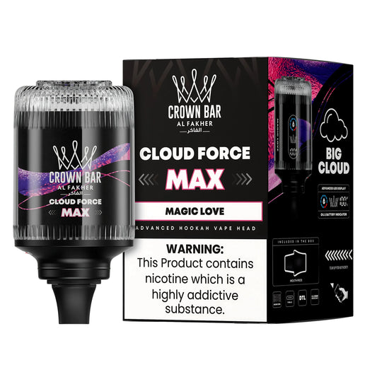 Al Fakher Crown Bar Cloud Force Max 50K E-Hookah Head